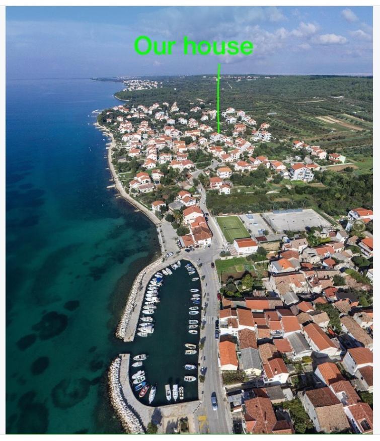 Apartman Lipotica Diklo Zadar Exteriér fotografie